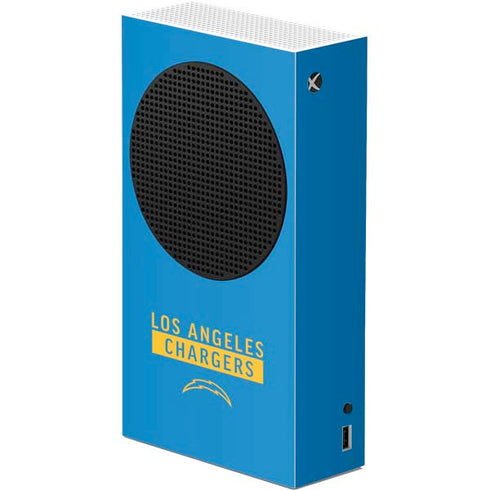 NFL Los Angeles Chargers Blue Performance Series Xbox Series S Console Skin